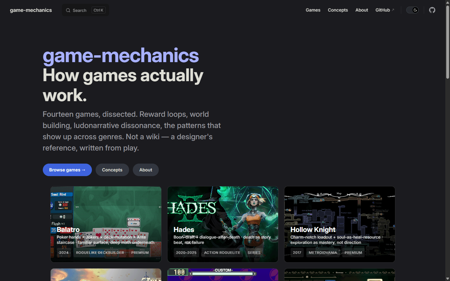 Game Mechanics screenshot 1