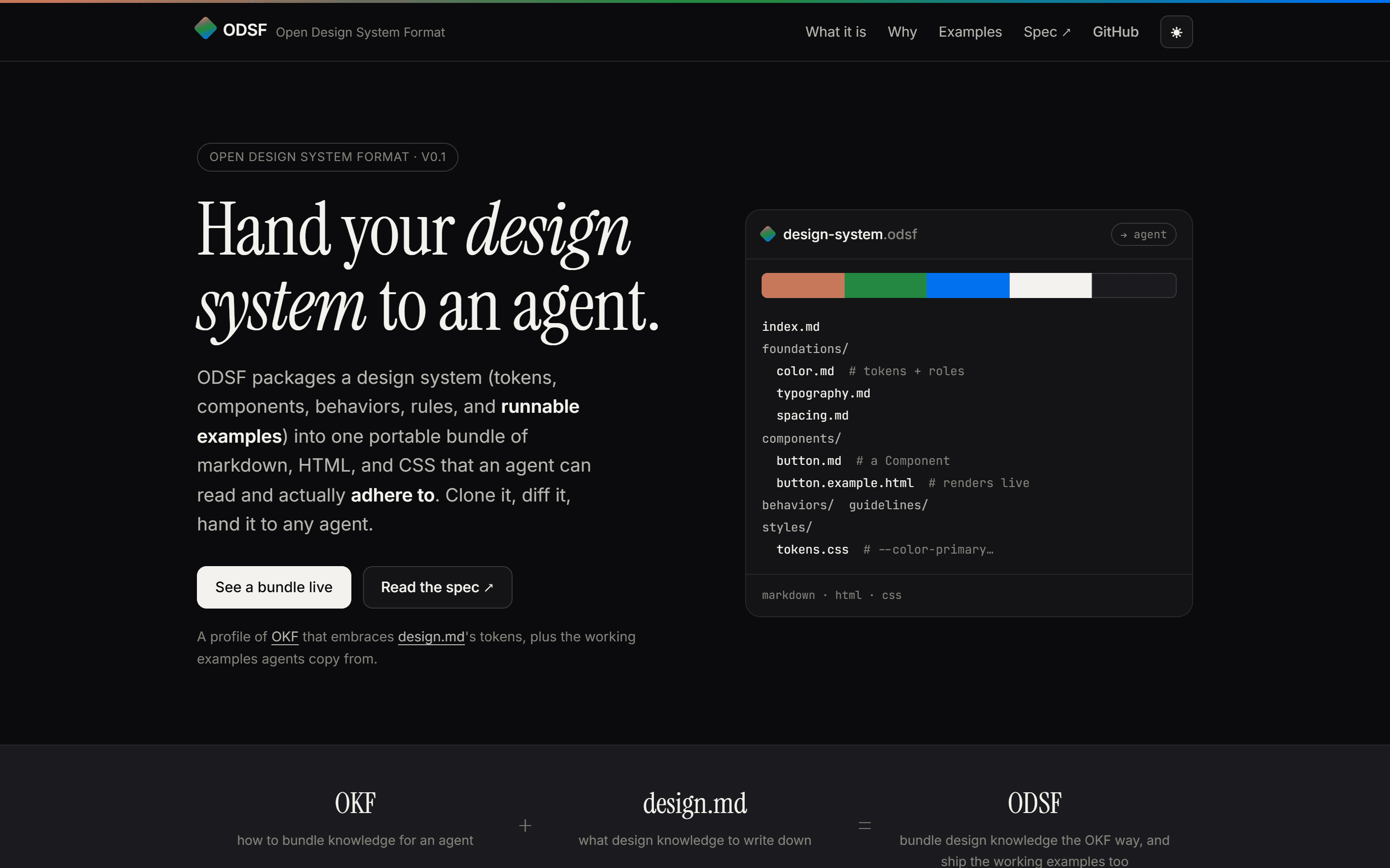 Open Design System Format screenshot 1
